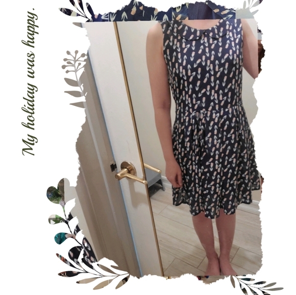 Flowers printed Sleeveless dress - Picture 6 of 6